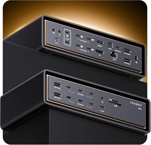 iVANKY 26-in-1 FusionDock Ultra Kmpatibel mit Thunderbolt 5, 10GbE-Dock