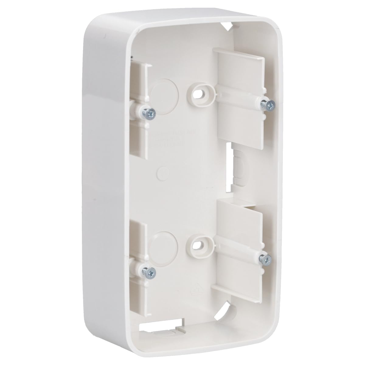 Busch-Jaeger 1702-214 Surface mounted housing, 2-gang, alpine white, Reflex SI