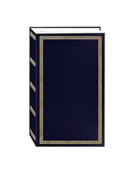 Photography: 3-Ring Photo Album 504 Pockets Hold 4x6 Photos, Navy Blue - Pioneer