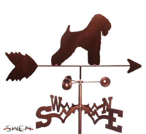 Hand Made WHEATEN TERRIER DOG GARDEN Stake Weathervane ~NEW~