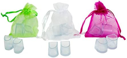 High Heel Covers - Caps - Clear 3 Pack - 1 of each size