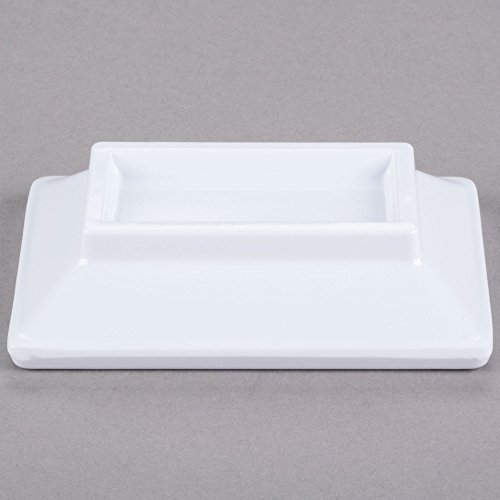 Soy Sauce Dinnerware Dish Set (4 Pack), White Melamine Side Dishes, Holding 2 oz, Set of 4 for Soy Sauce, Chilli Sauce, Vinegar, Small Appetizers & Snacks - Thumbnail 4