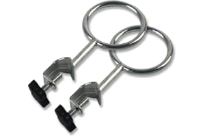 Laboratory Retort Support Ring Clamp for Flask and Beaker - XMWangzi, for use with Laboratory Retort Support Burette Stand, Used in Chemistry or Physics Lab