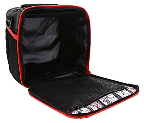 6 Pack Fitness Cube Americas #1 Choice in Meal Management 3 - Meal (Black/Red) - Thumbnail 5