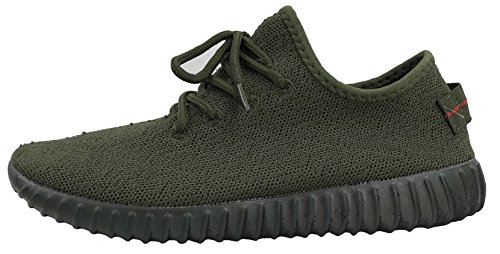 The Collection Jill Womens Athletic Shoes Casual Breathable Sneakers, Olive, 8