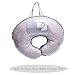 Infant Nursing Pillow Baby Breast Feeding Pillows with Pillow Cover for Breastfeeding Mothers ,Flame Resistant Filling, Baby Shower Gift Allover Fashion Grey