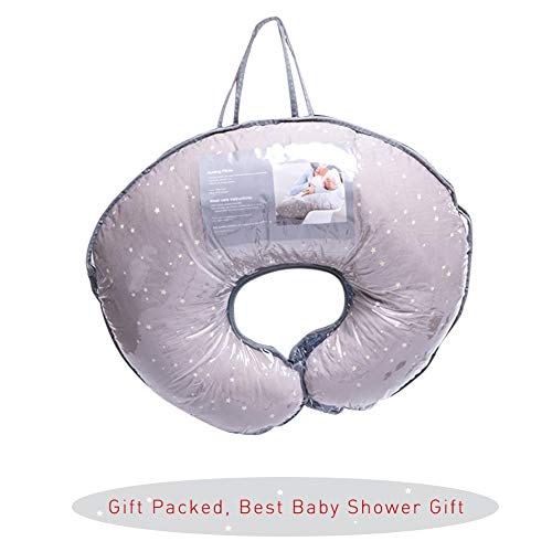 Bobby Pillow Baby Nursing Pillow for Breastfeeding Mothers  Flame Resistant Filling， Perfect Baby Shower Gift - Thumbnail 4