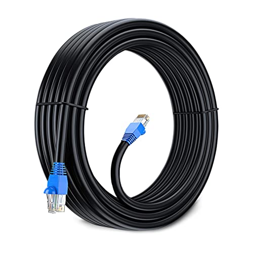 Aurum Cables Cat6 Cable for Gaming 100 ft RJ45 550 Mhz, Heavy