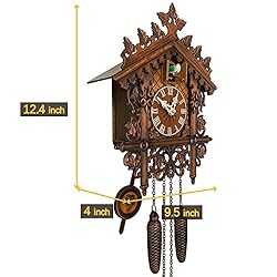 CENGNIAN Vintage Quartz Cuckoo Clocks for