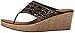 Skechers Cali Women's Beverlee - Dazzled Wedge Sandal, Chocolate, 11 M US