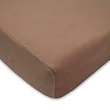 American Baby Company Heavenly Soft Chenille Fitted Crib Sheet for Standard Crib and Toddler Mattresses, Chocolate