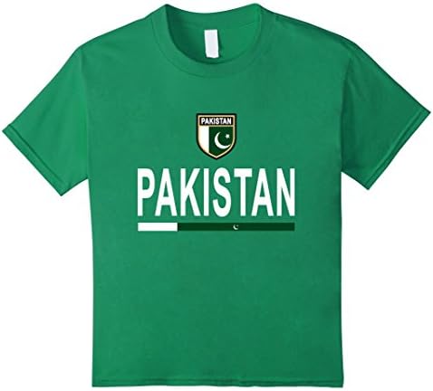 Kids Pakistan Cheer Jersey 2017 - Football Pakistani T-Shirt 8 Kelly Green