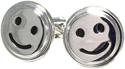 Amazon Co Jp カフスボタン カフリンクス ニコニコボタン シルバー 顔文字 絵文字 Cf メンズアクセサリー 服 ファッション小物 Amazon Co Jp カフスボタン カフリンクス ニコニコボタン シルバー 顔文字 絵文字 Cf メンズアクセサリー 服 ファッション小物