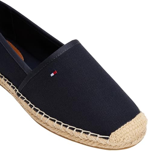 Alpargatas Mujer Essential Flag Canvas con Logotipo, Azul (Space Blue), 38
