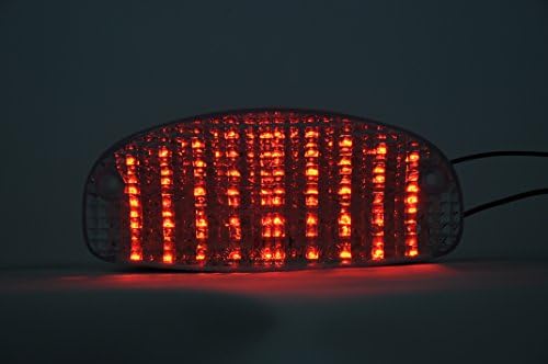 Motorcycle Tail Light LED Clear Integrated Turn Signal for 1999-2005 HONDA SHADOW VLX, 1999-2005 HONDA SHADOW SPIRIT 1100, 1997-1998 HONDA CBR 1102XX
