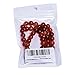LK-CRAFTS Natural Smooth Polish Carnelian Agate Gemstone Round Loose Beads for Jewelry Making Findings/Accessories 1 Strand 15.5 inches - 8mm