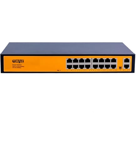 【IRIS】switch2 Switch Giga Haiz com 16 Portas POE+ 2 Uplink 1 SFP 10/100/1000Mbps