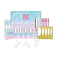 Lash Lift Kit, Missicee Eyelash Perm Kit Lash Curling,Semi-Permanent Curling Perming Wave Full Eyelash Lift Salon Beauty Perm Lotion for Eyelash Perming Kit