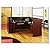 Alera - Valencia Series Reception Desk W/Counter 71W X 35-1/2D X 42-1/2H Mahogany "Product Category: Office Furniture/Desks"
