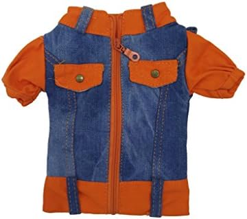 TOWOMO Summer Cowboy Shirt Mobile Phone Bag With Shoulder Strap Cross Body Phone Purse-Orange