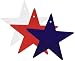Beistle 55835 10-Pack Star Cutouts, 5-Inch primary