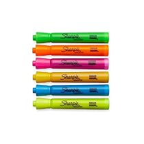 Sharpie Accent Tank-Style Highlighters, 6 Colored Highlighters (25076)