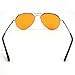 Enimay Mens The Hangover Bradley Cooper Colored Aviator Poker Sunglasses Orange