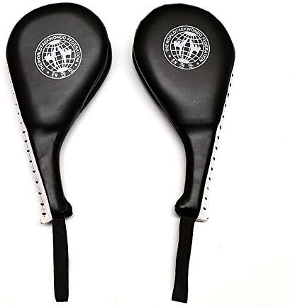 1 Pair Taekwondo Double Kick Pad Target,Durable Tae Kwon Karate Kickboxing Kicking Pad Practice Kick Target Training