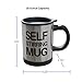 Self Stirring Mug- Reusable Auto Mixing Cup with Travel Lid for Protein Mix, Bulletproof Coffee, Chocolate Milk, Hot Cocoa by Chef Buddy, 15 oz