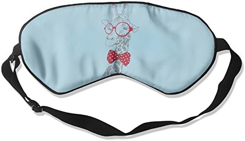 Sleep Mask Sunglasses Giraffes Eye Cover Blackout Eye Masks,Soothing Puffy Eyes,Dark Circles,Stress,Breathable Blindfold For Women Men