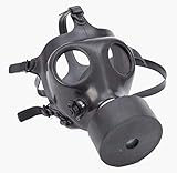 Israeli Rubber Respirator Mask NBC Protection For Industrial Use, Chemical Handling, Painting, Welding, Prepping with Drinking Straw/Tube