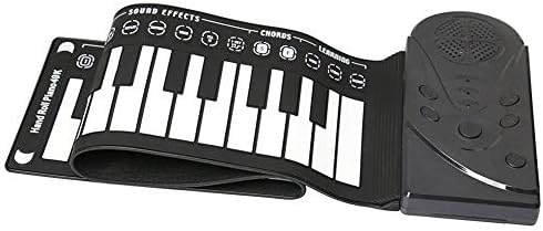 Uranus DC - Portable 49 Key Folding Electronic Piano Silicone Rubber Keyboard Hand Roll Piano Flexible Adults Practice Musical Gifts