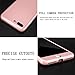 sxxissky iPhone 7 Plus Case, Ultra-Thin Full Body Coverage Hard Hybrid Plastic with [Tempered Glass Screen Protector] Protective Case Cover and Skin for Apple iPhone 7 Plus 5.5Inch-2016(Rose Gold)