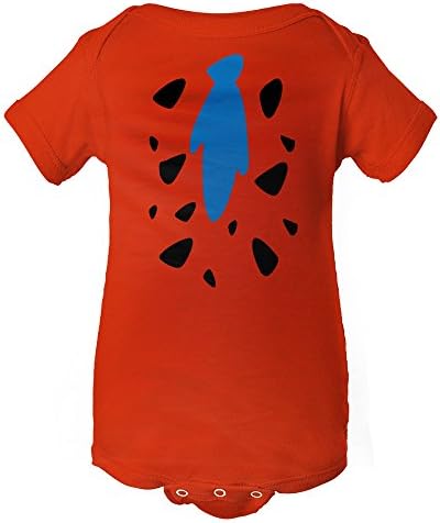 InkThread Fred Flintstone Shirt - Funny Baby Onesie Pajamas w/Sleeves