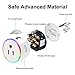 WiFi Smart Plugs that Work with Alexa& Google Home, Smart Outlet with RGB Light, No Hub Required, APP Remote Control from Everywhere, Overload Protection and Timer Function【Upgrade】
