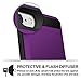Vofolen for Holder ID Slot Sliding Cover - Purple