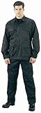 Military BDU Pants, Army Cargo Fatigues (Black, Size 3X-Large)