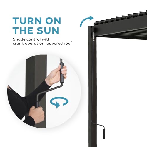 MIRADOR 80S Louvered Pergola Review: 10'x12' Adjustable Roof for Deck or Patio image 25
