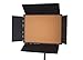 Fovitec  StudioPRO - 2x Daylight 1200 LED Panel Bundle w/ Barndoors & Stands - [Continuous][Adjustable Lighting][V-Lock Compatible]