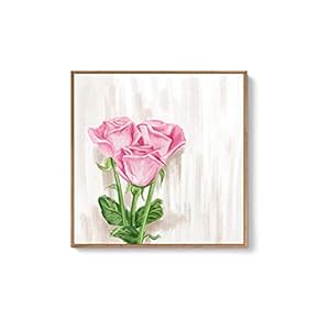 Framed Canvas Wall Art for Living Room, Bedroom Flowers Canvas Prints for Home Decoration Ready to Hang - 24x36 inches - 16x16 inches