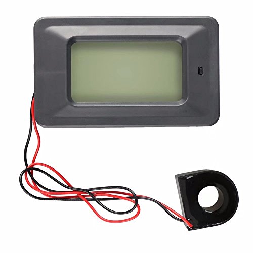 Jahyshow AC 110-250V 0-100A LCD Display Digital Current Voltage Power Energy Meter Multimeter Ammeter Voltmeter with 100A Current Shunt