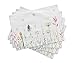 Maison d' Hermine Placemats Set of 4 100% Cotton Washable Cloth Place Mats, Reusable Table Mats for Kitchen Dining Decoration, Party, Wedding, Restaurant Spring/Summer (Botanical Fresh, 13