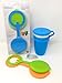 Koaii Baby Custom Replacement Silicon Lids Compatible For All Munchkin Miracle 360 Cups. More Color Combinations Available. Set Of Three In Blue, Green & Orange.
