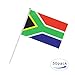 South Africa Stick Flag,TSMD 50 Pack Hand Held Small South African National Flags On Stick,International World Country Stick Flags Banners,Party Decorations For World Cup,Sports Clubs,Festival Events