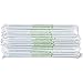 Compostable Drinking Straws, Paper Wrapped: 500ct: Made in USA: (Green, Jumbo, 7.75