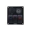 IZTOSS-led-3-gang-DC12V24V-switch-panel-with-led-power-socket-42A-dual-USB-voltmeter-and-wiring-kits
