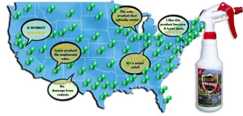 Natural Armor Animal & Rodent Repellent Spray. Repels Skunks, Raccoons