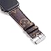 Adapted to Watch Strap band 38mm 40mm Classic Elegant PU Leather iWatch Sport Series 4 Series 3 2 1 Belt Replacement Ladies Men's Metal Buckle 38 / 40MM (Brown）