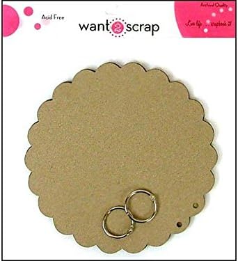 Want2Scrap Grand Album, Scalloped Circles
