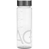 AG1 Shaker Bottle – 16 oz BPA-Free Bottle with Leak-Resistant Stainless Steel Lid – Mixes AG1 Greens Powder Smoothly – Easy to Clean, Travel-Ready